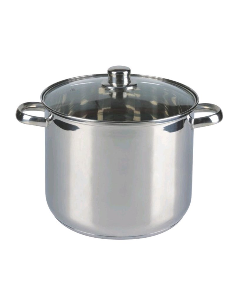 Westerholt 1955 Edelstahl Universal Kochtopf Topf 20Ltr. Glasdeckel