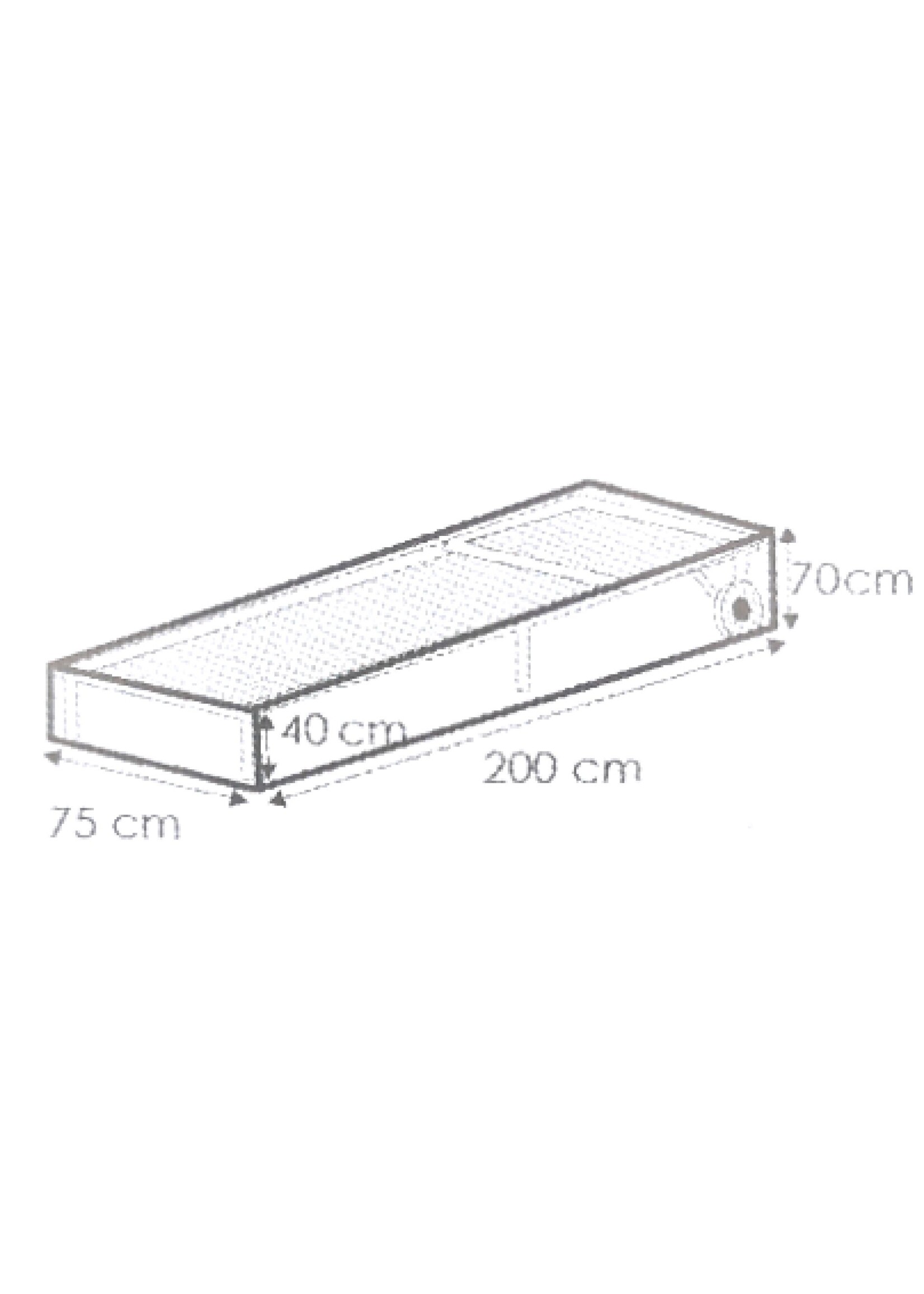 Westerholt 2284 Schutzhülle Abdeckung für Rollliege 200x75x40/70cm