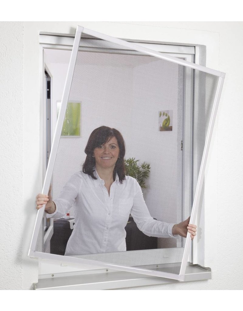 Fliegengitter Fensterbausatz BASIC 100x120cm weiss 101550201-VH