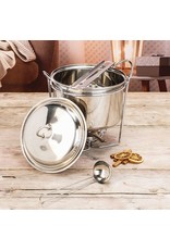 HI 16180 Feuerzangen Bowle Set mit Schöpfkelle Zuckerhutablage