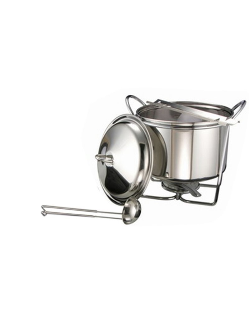 HI 16180 Feuerzangen Bowle Set mit Schöpfkelle Zuckerhutablage