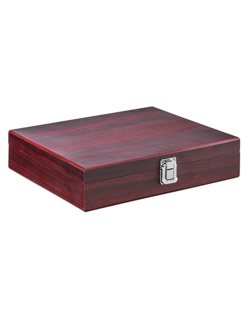 HI 16258 Wein Set 10tlg mit Hebel Korkenzieher in Holzkassette