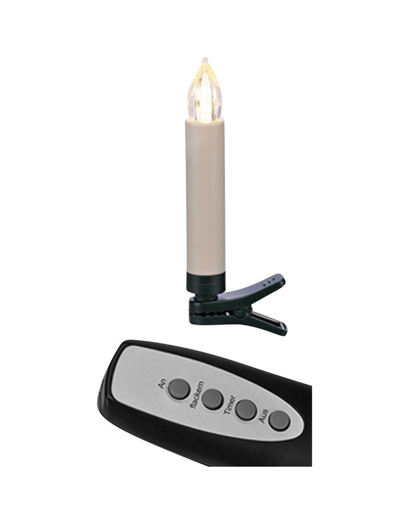 HI 76613 Weihnachtskerzen 20tlg mit Fernbedienung kabellos