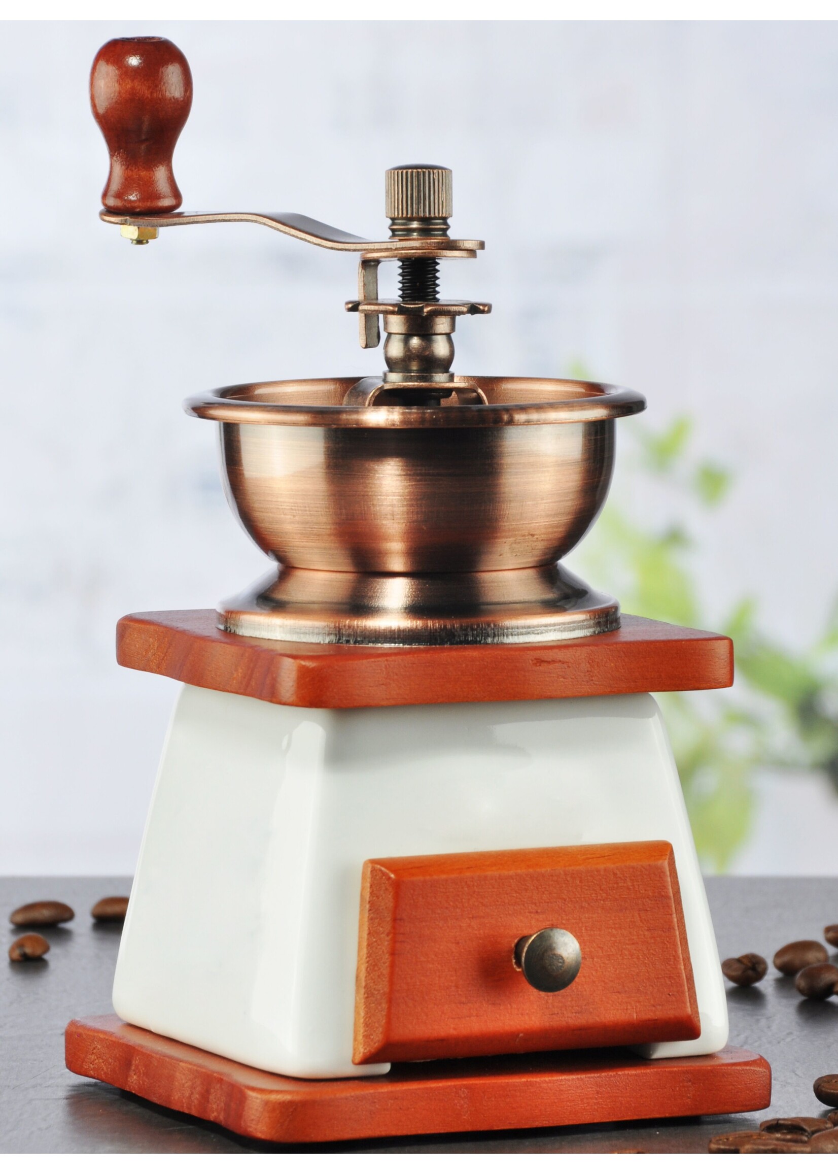 Kaffeemühle mit Keramik-Kegelmahlwerk Mahlgrad einstellbar 14053