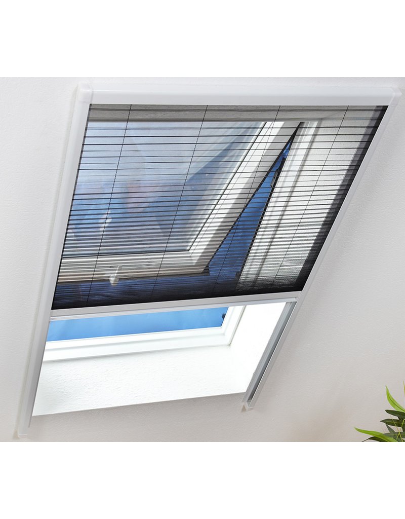 Insektenschutz Dachfenster Plissee 110x160cm weiss 101160101-VH