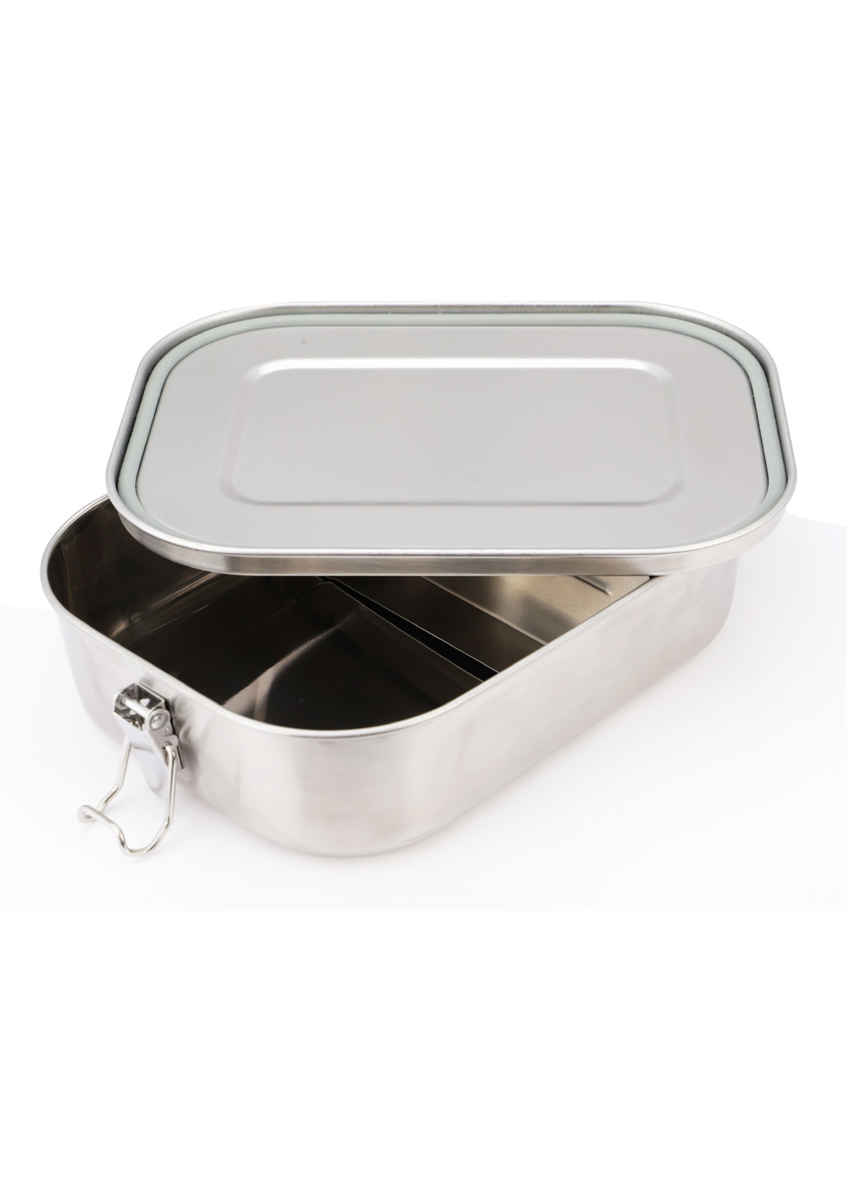 Weis 17312 Vesperdose Brotdose Lunchbox 1 Liter aus Edelstahl mit Steg