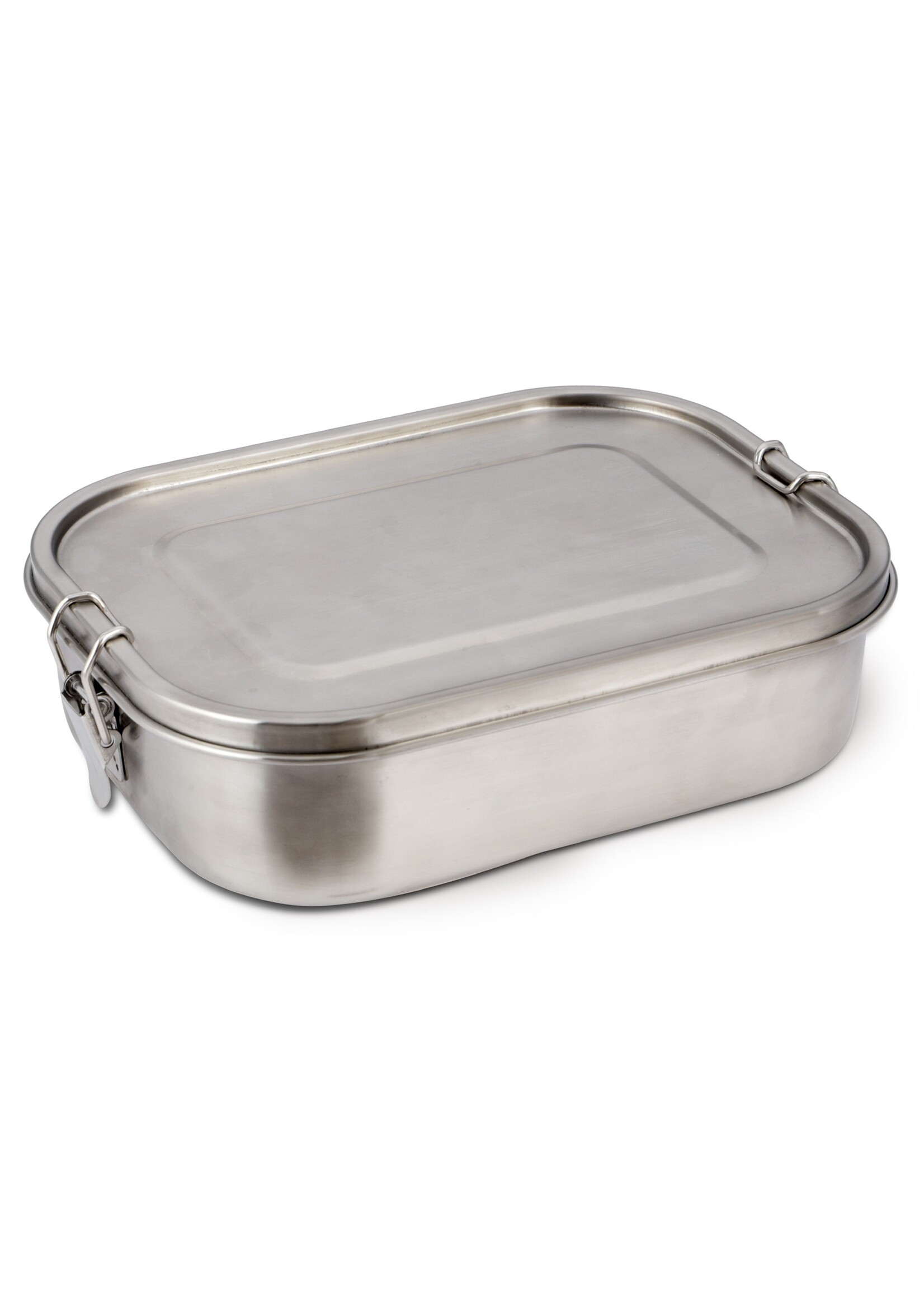 Weis 17312 Vesperdose Brotdose Lunchbox 1 Liter aus Edelstahl mit Steg
