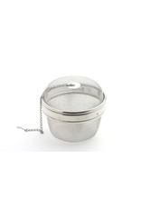 Weis 14910 Edelstahl Gewürzkugel Gewürzkorb 10cm mit Kette Bajonettverschluss