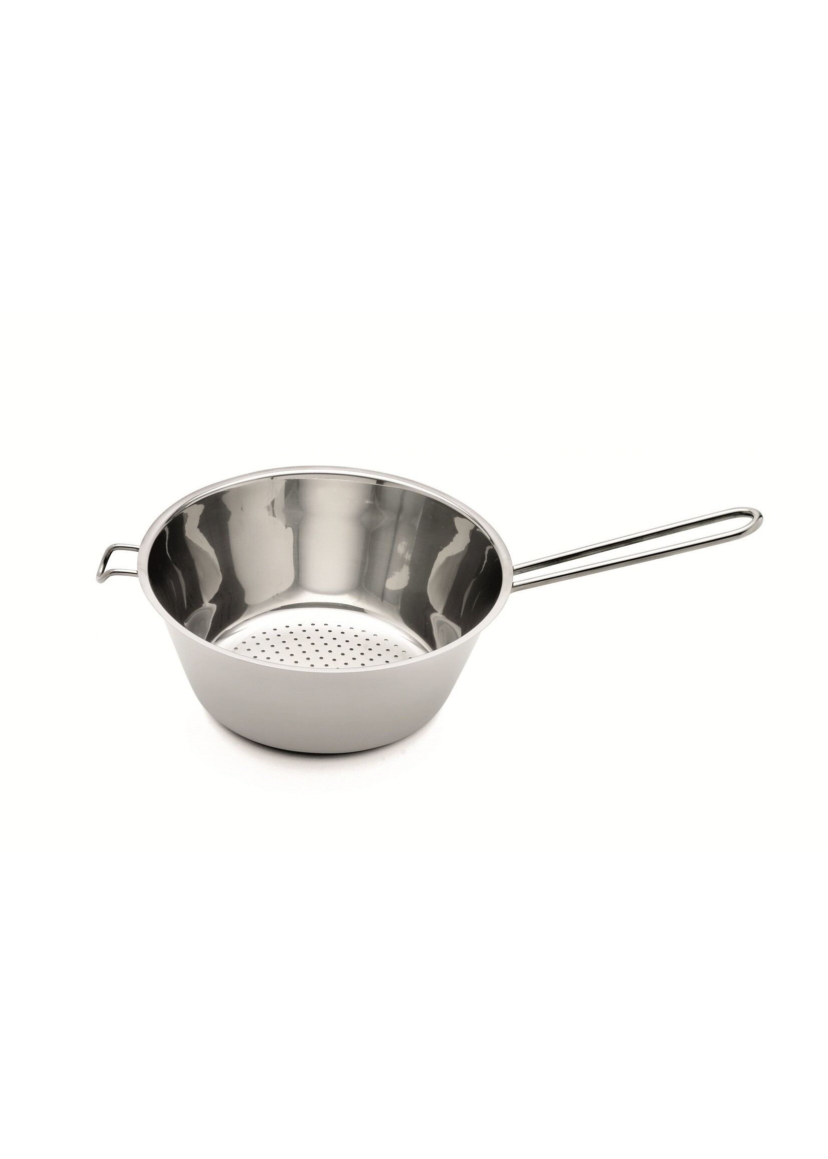Weis 11820 Edelstahl Blanchiersieb 22cm mit Griff mit Öse zum Aufhängen