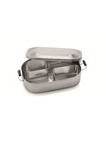 Weis 17307 Edelstahl Vesperdose Lunchbox 1,6L mit Unterteilung