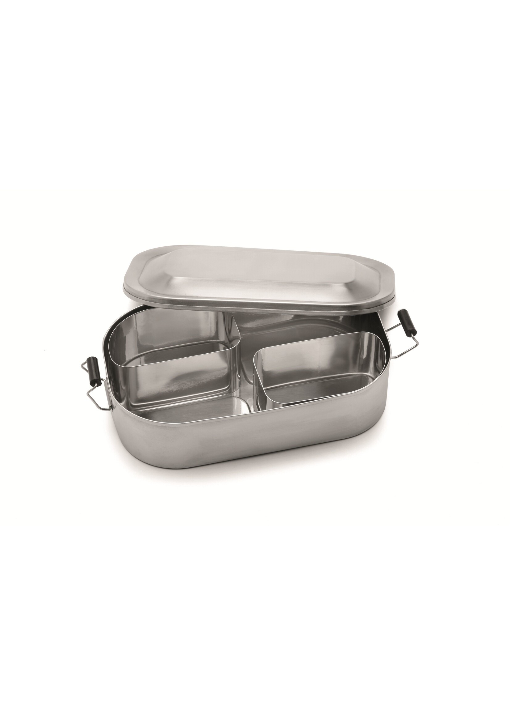 Weis 17307 Edelstahl Vesperdose Lunchbox 1,6L mit Unterteilung