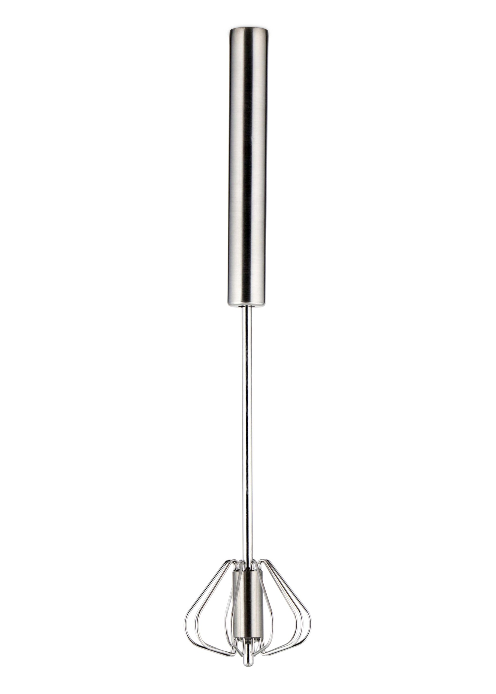Weis 15149 Edelstahl Schneebesen Handquirl Quirl mit Getriebe 30cm