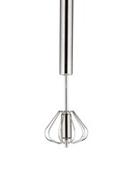 Weis 15148 Edelstahl Schneebesen Handquirl Quirl mit Getriebe 23cm
