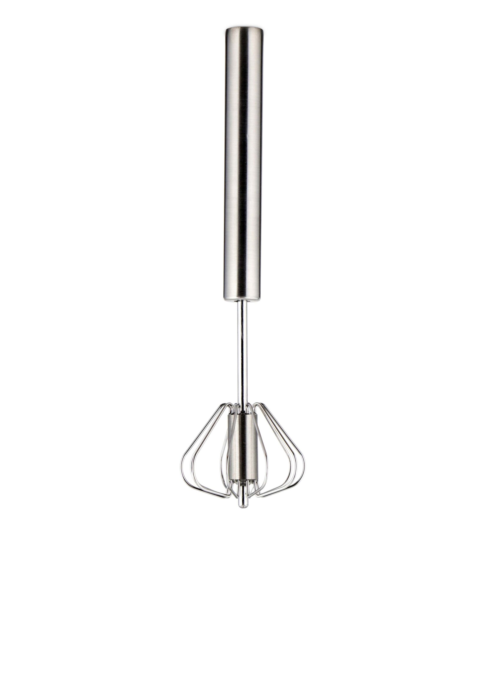 Weis 15148 Edelstahl Schneebesen Handquirl Quirl mit Getriebe 23cm
