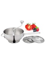 Weis 15015 Edelstahl Passiergerät 225mm mit drei Lochscheiben