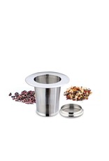 Weis 13661 Edelstahl Tee Filter Teefilter Teesieb mit  Rand 9cm für Tassen