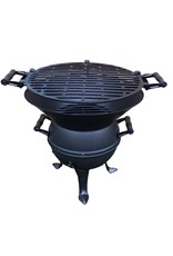 Westerholt 2473 Grillfass Grill Rundgrill aus Gusseisen und Stahl