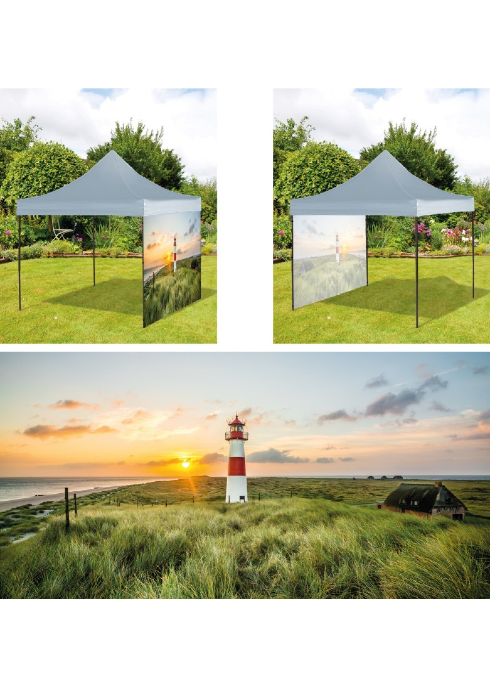 Westerholt 2532-01 Pavillon Seitenwand Friesland 300x220cm