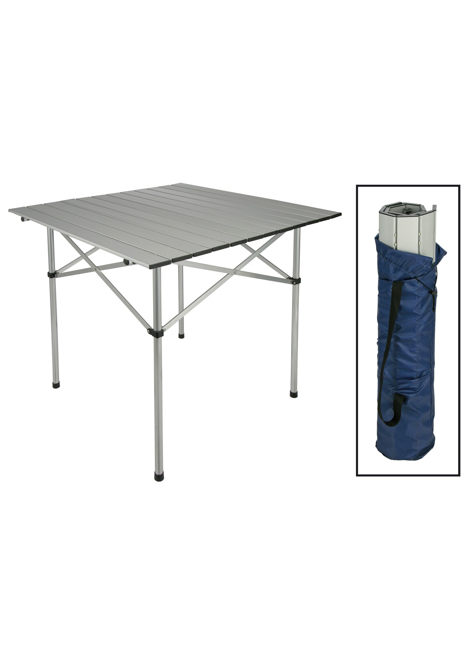 HI 60291 Campingtisch aus Aluminium 70x70x70cm