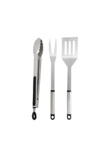 HI 60075 Grillbesteck 3tlg Wender Gabel Grillzange