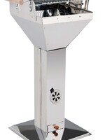 HI 60301 Edelstahl Trichtergrill Säulengrill 37x37x91,5cm