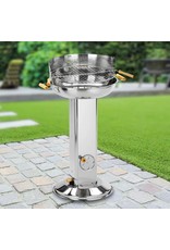 HI 60178 Edelstahl Säulengrill Rundgrill