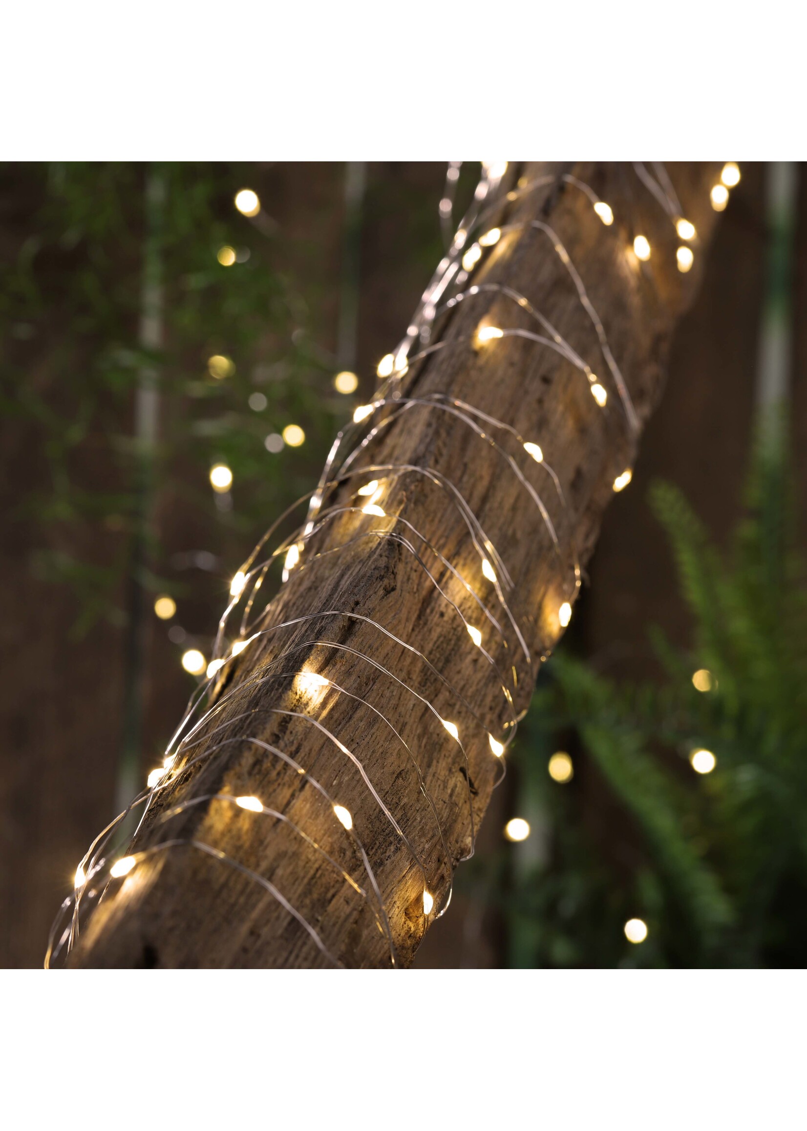 HI 50027 LED Solar Lichterkette Kupferdraht mit 200 Leds Länge 21,9m