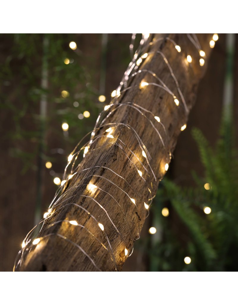 HI 50027 LED Solar Lichterkette Kupferdraht mit 200 Leds Länge 21,9m