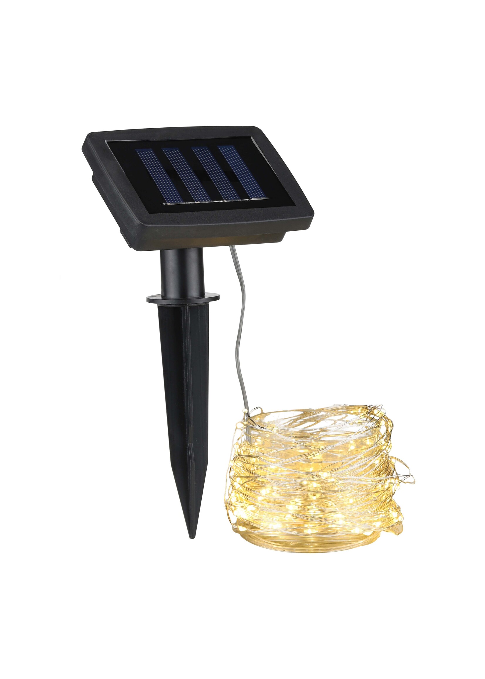 HI 50027 LED Solar Lichterkette Kupferdraht mit 200 Leds Länge 21,9m