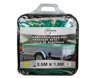 Anhängernetz Gepäcknetz Gazenetz 350x180 cm - Netz für Anhänger