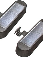 HI 70385 LED Solar Dachrinnenleuchte Dachrinnen Leuchte 2er Set schwarz