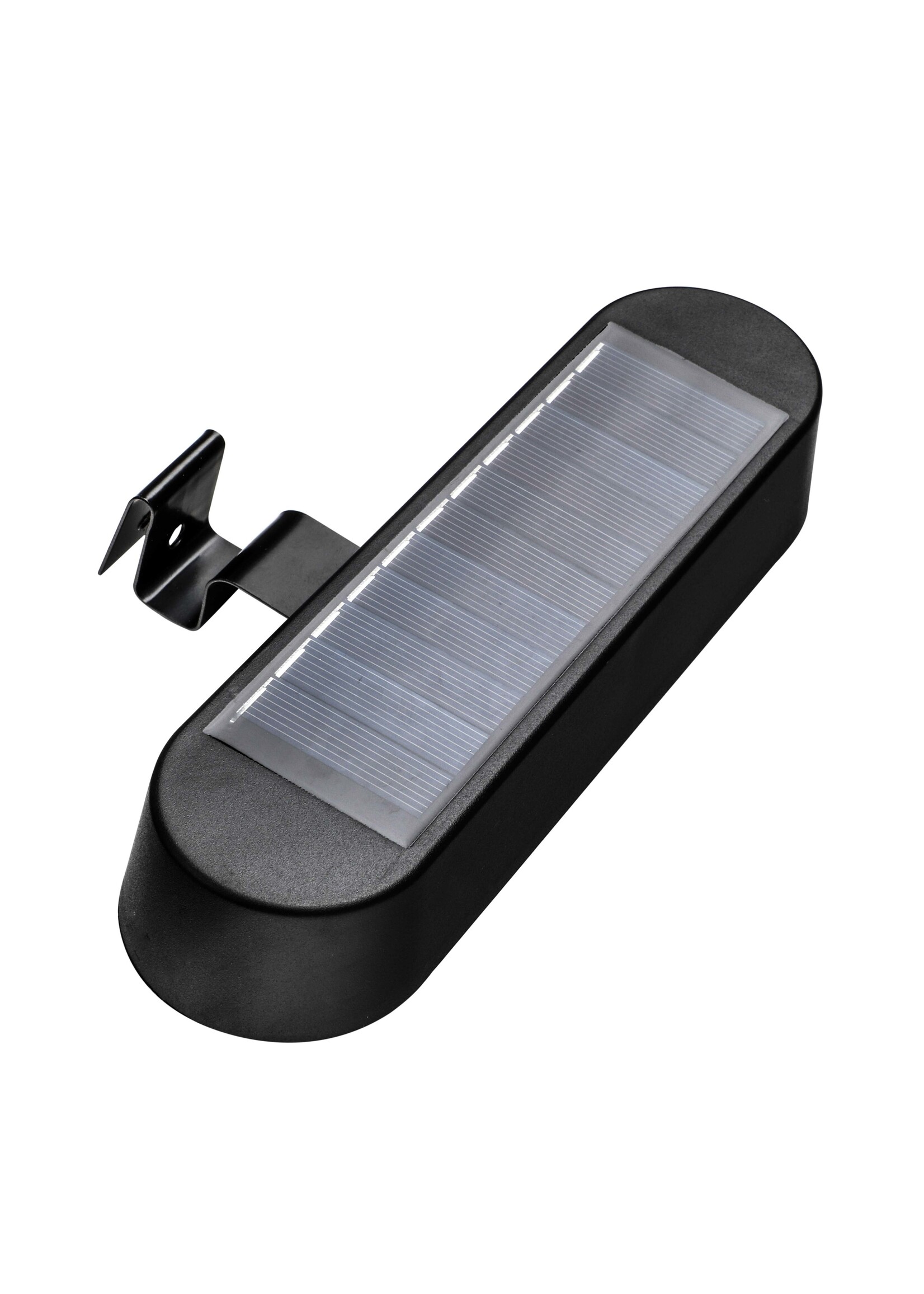 HI 70385 LED Solar Dachrinnenleuchte Dachrinnen Leuchte 2er Set schwarz