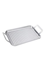 HI 60347 Edelstahl Grillplatte Grillschale 33,5x18,5cm
