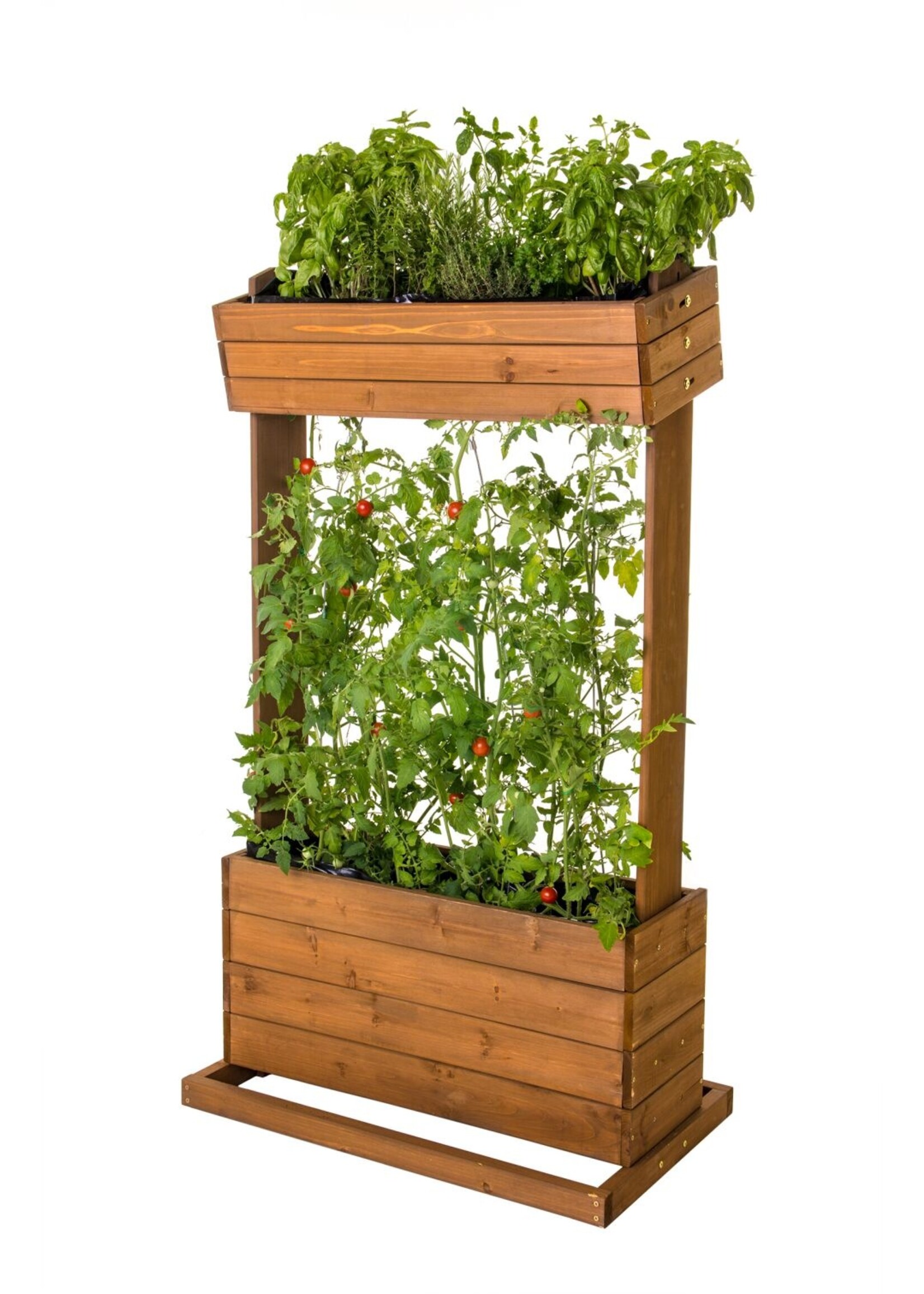 Hochbeet Beet mit Rankseilen H145cm B50cm aus Holz 301970308-HE