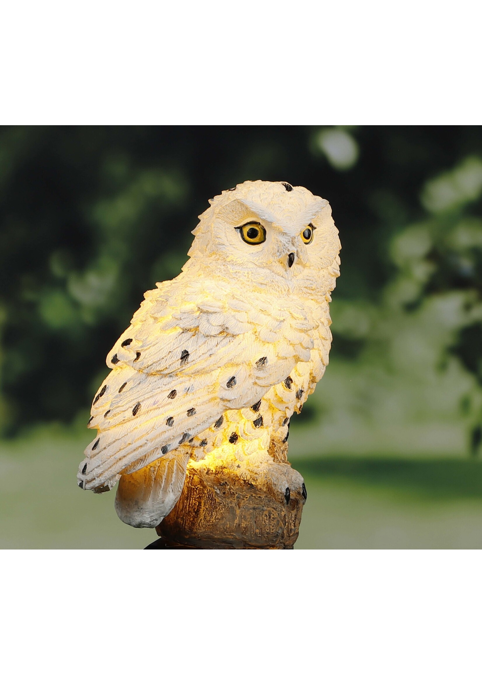 HI 70209 LED Solar Gartenstecker Eule