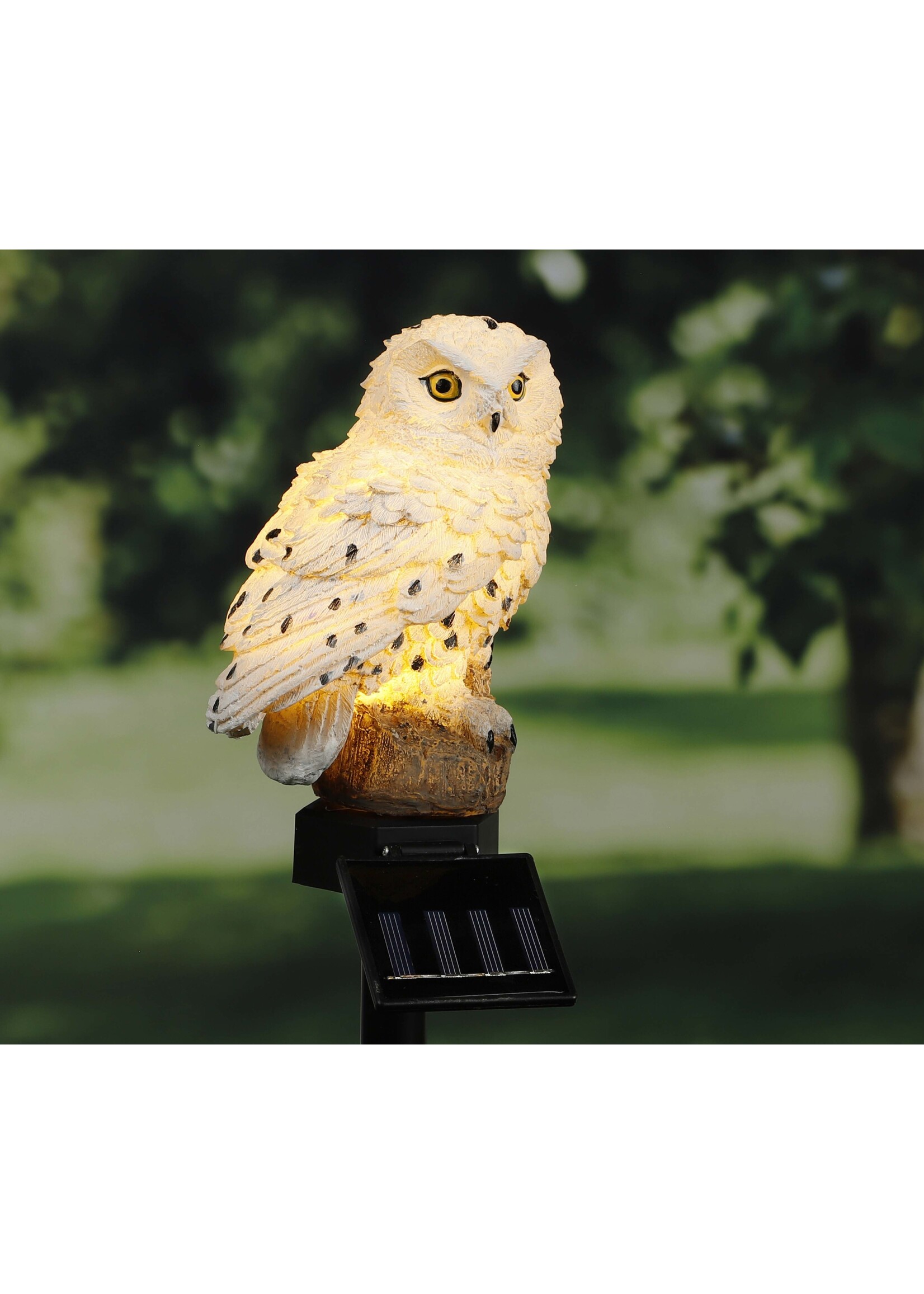 HI 70209 LED Solar Gartenstecker Eule