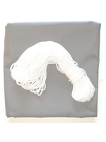 Balkonschutz Sichtschutz 6mx90cm kohlegrau mit Kordel 300820422-HE