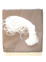 Balkonschutz Sichtschutz 6mx90cm braun mit Kordel 300820102-HE