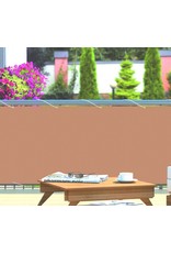 Balkonschutz Sichtschutz 6mx90cm braun mit Kordel 300820102-HE