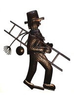 Westerholt 2102  Dachrinnen und Zaun-Figur Schonsteinfeger