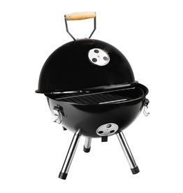 Mini Kugelgrill Picknick Grill Campinggrill schwarz 32cm mit Tragegriff 60331