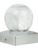 HI 70405 LED Solar Zaun Leuchte für Zaunpfeiler 10x10cm