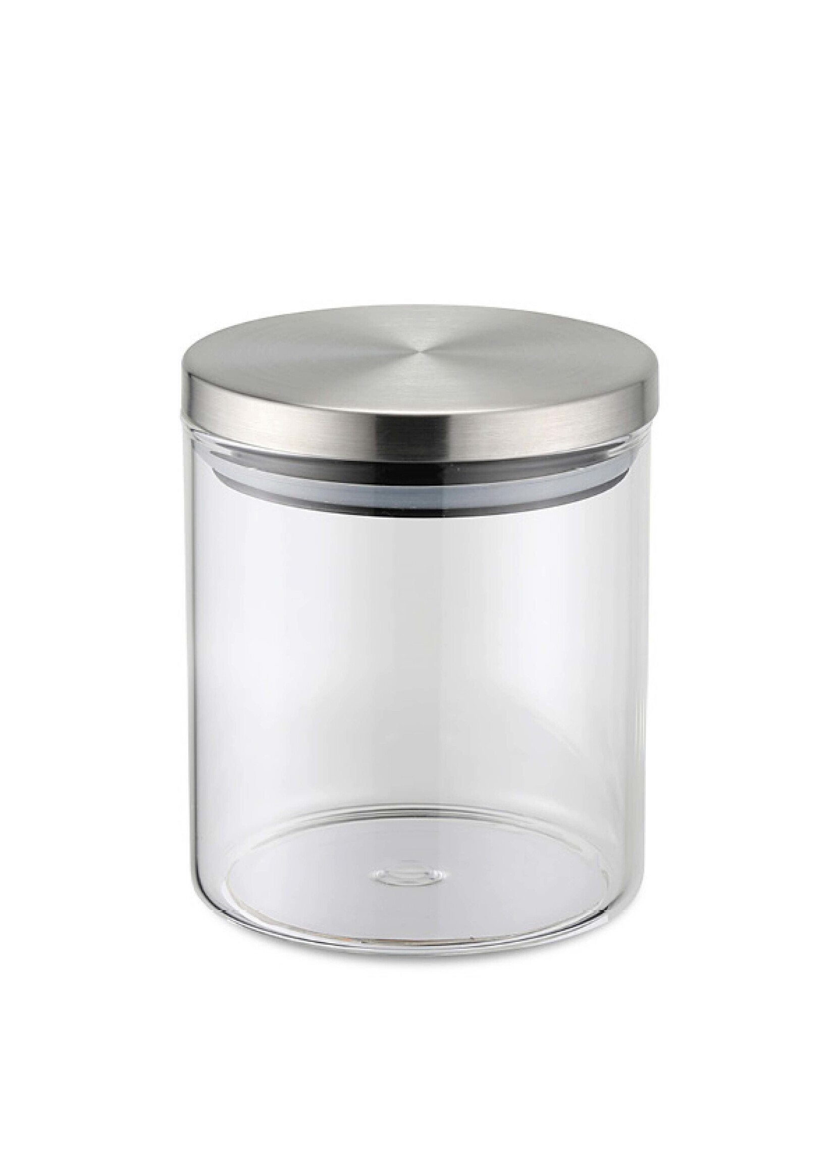 Weis 15941 Vorratsdose 600ml aus Borosilikatglas mit Edelstahldeckel