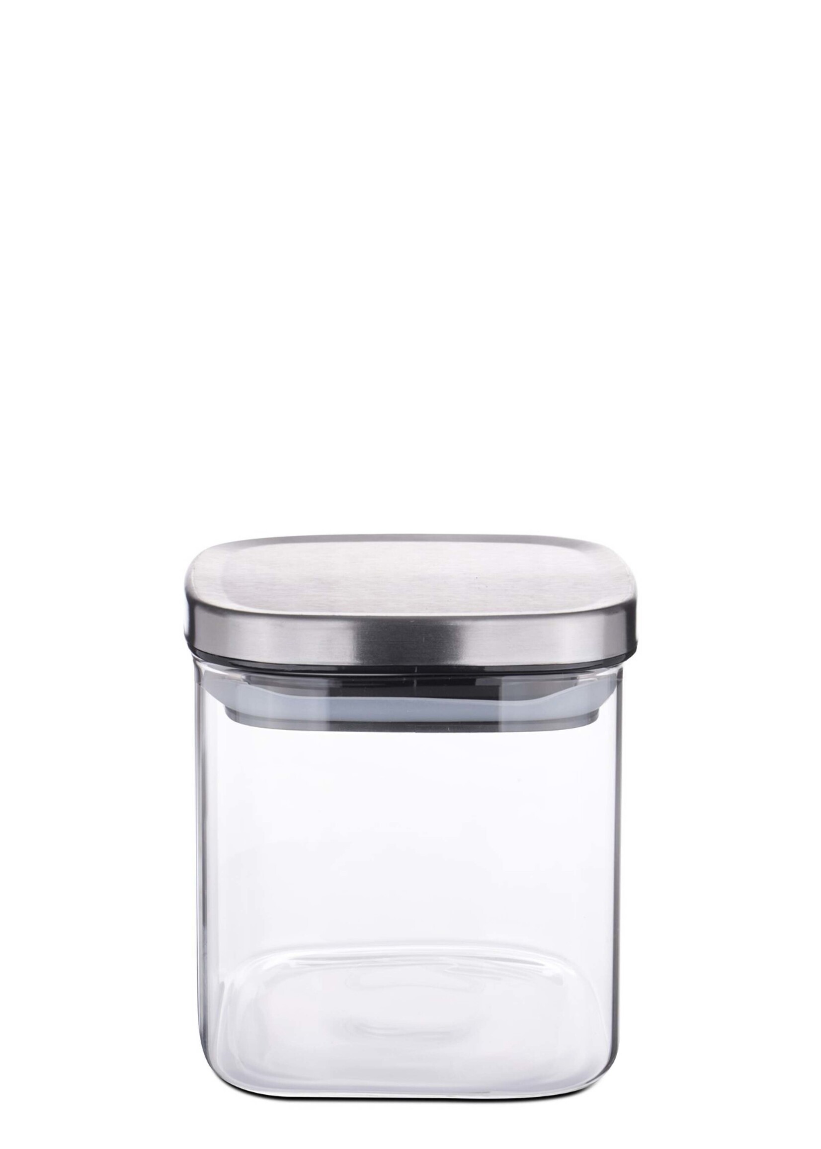Weis 15952 Vorratsdose Vorratsglas eckig mit Deckel 600ml