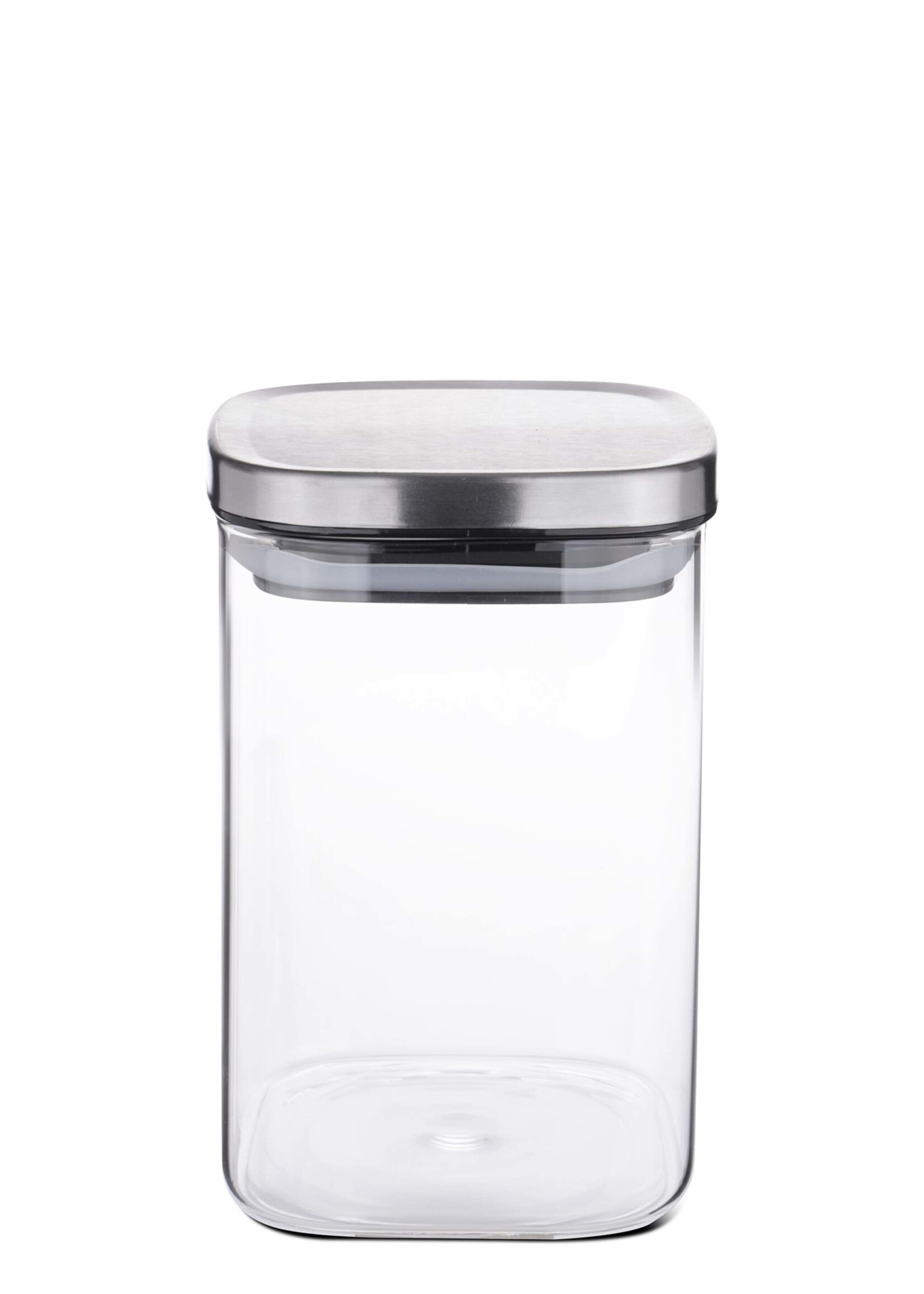 Weis 15954 Vorratsdose Vorratsglas eckig mit Deckel 1000ml