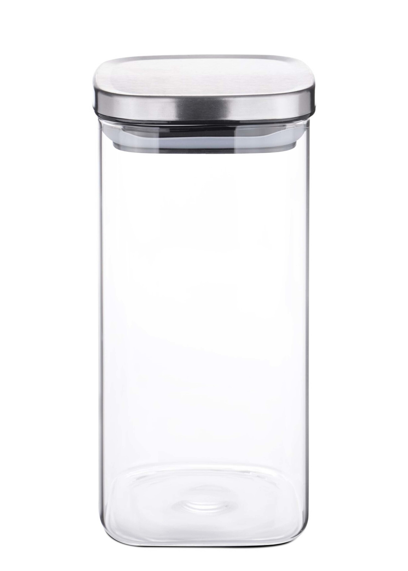 Weis 15957 Vorratsdose Vorratsglas eckig mit Deckel 1500ml