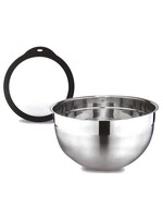 Weis 11016 Edelstahl Schüssel 16cm 1500ml mit Glasdeckel 11116
