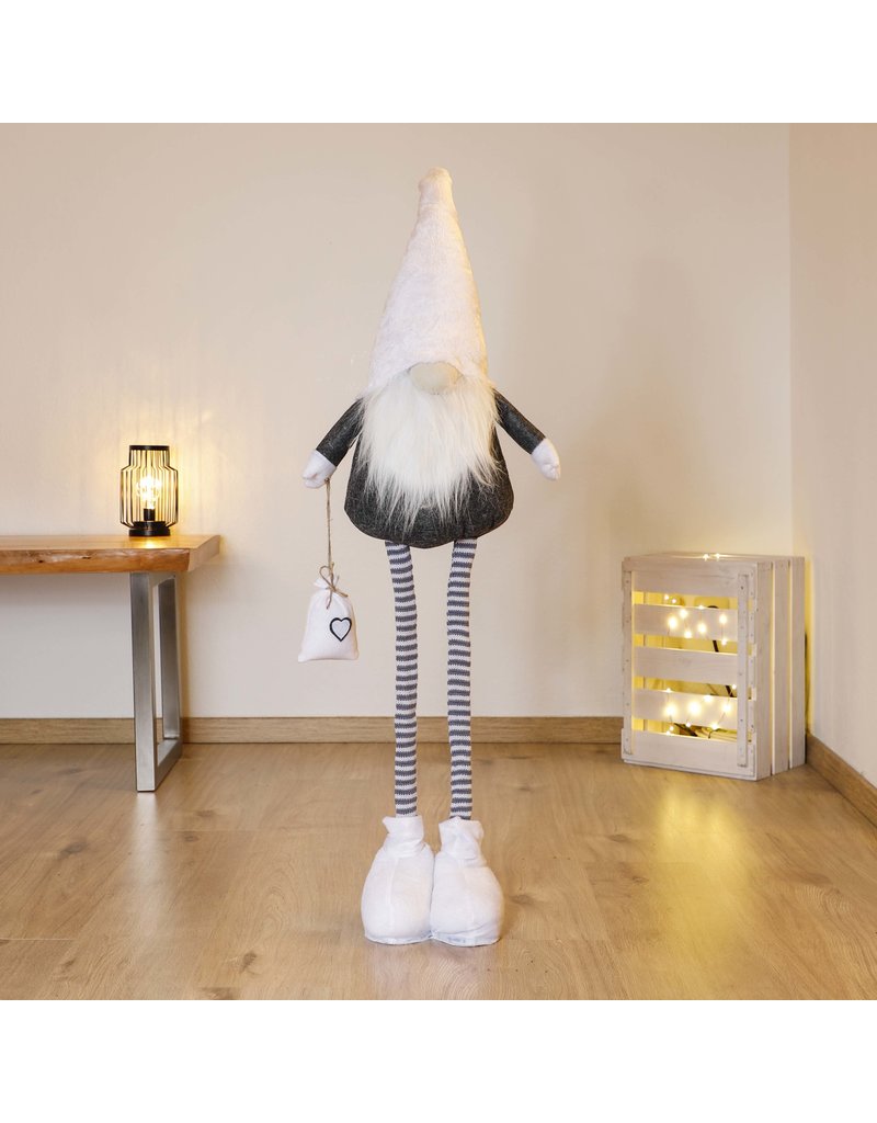 HI 54752 Deko Wichtel mit Teleskopbeinen höhenverstellbar bis 120cm