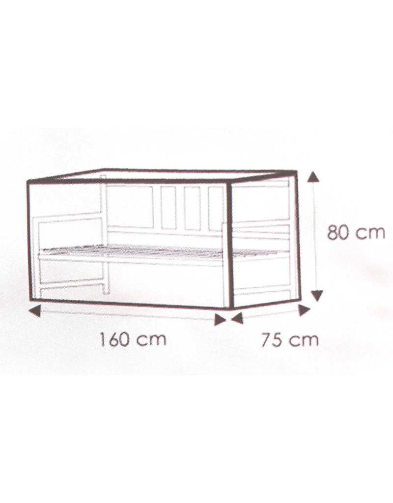 Schutzhülle Hülle Schutzhaube für Gartenbank Bank 160x80x75cm transparent 1927