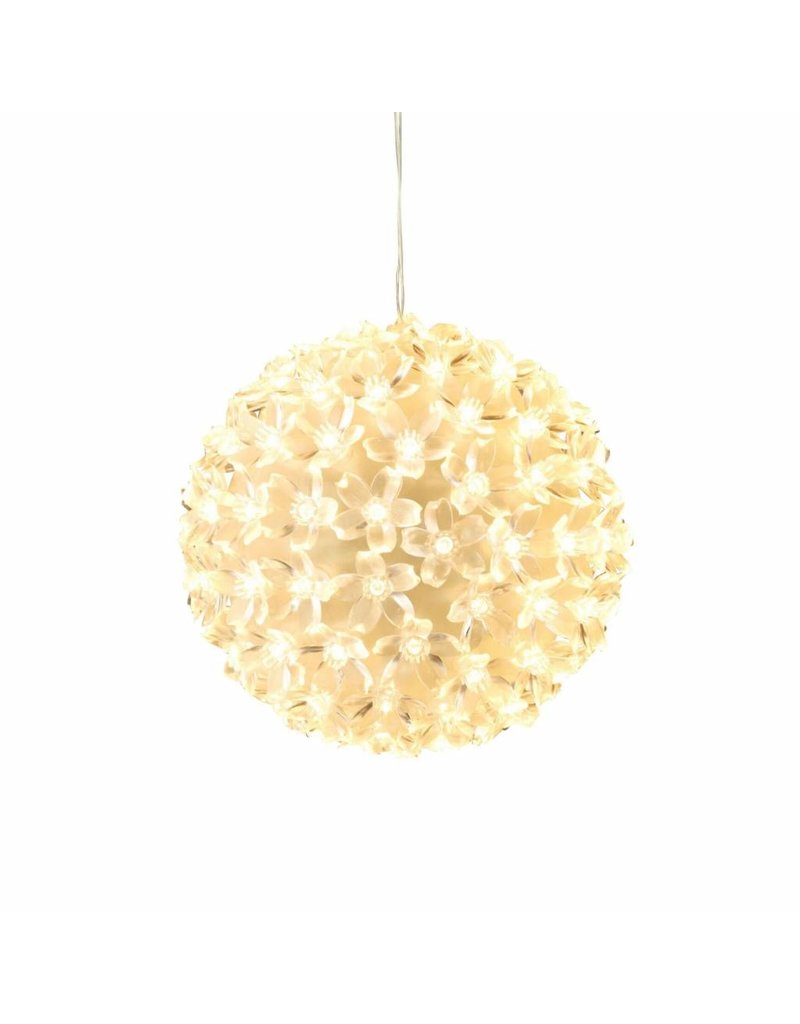 LED Kugel Lichterkugel 15cm mit 100 LEDs warmweiss 230V 75007